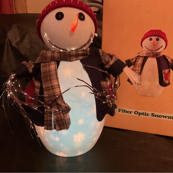 16" Fiber Optic Color Changing Christmas Mr
Snowball Snowman - Picture 2 of 11